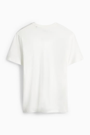 Hommes - T-shirt - regular fit - Peanuts - bleu / blanc