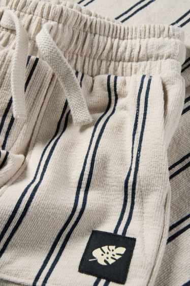 Children Boys - Joggers - cremewhite