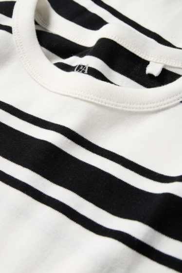 Women - T-shirt - white / black