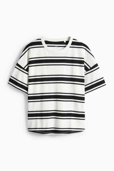 Women - T-shirt - white / black