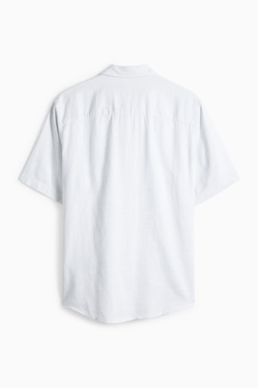 Heren - Overhemd - regular fit - kent - mintgroen