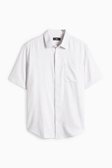 Herren - Hemd - Regular Fit - Kent - hellgrau