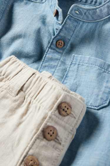 Baby Boys - Baby outfit - blue / creme