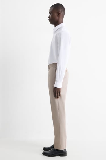 Bărbați - Pantaloni modulari - regular fit - structurați - bej