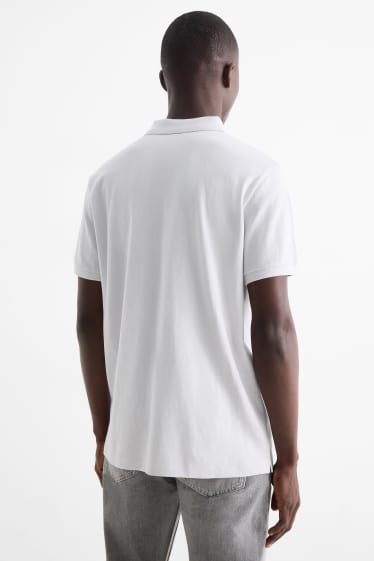 Men - Polo shirt - regular fit - light gray