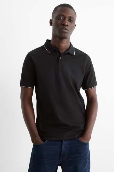 Uomo - Polo - slim fit - nero