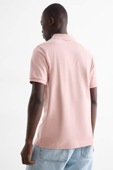 Hommes - Polo - slim fit - rose
