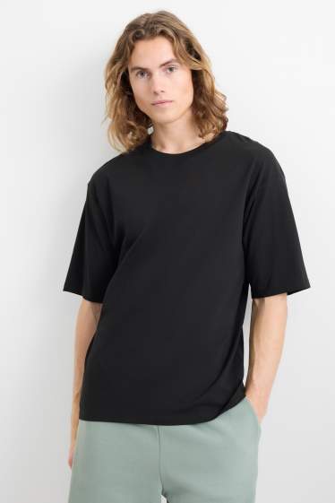Hommes - T-shirt - Oversize - noir