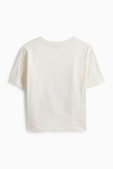 Enfants filles - Ours en peluche - T-shirt - crème