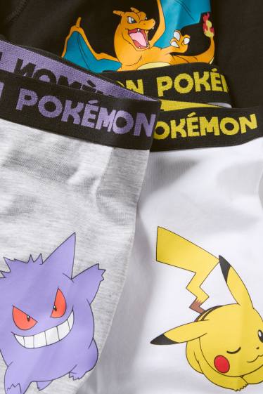 Nen - Paquet de 3 - Pokémon - bòxers - negre