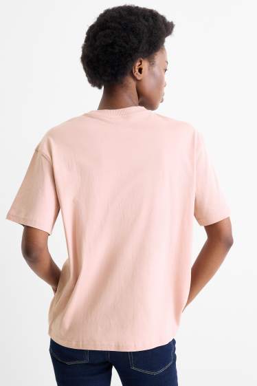 Femmes - T-shirt - oversize - rose