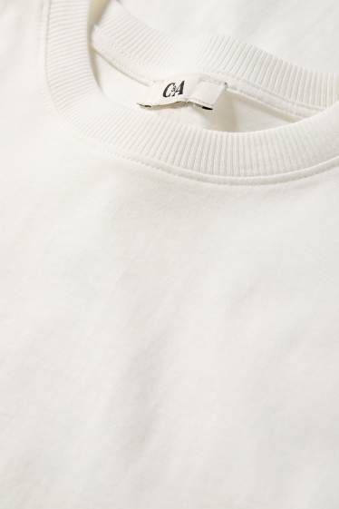 Femmes - T-shirt - oversize - blanc