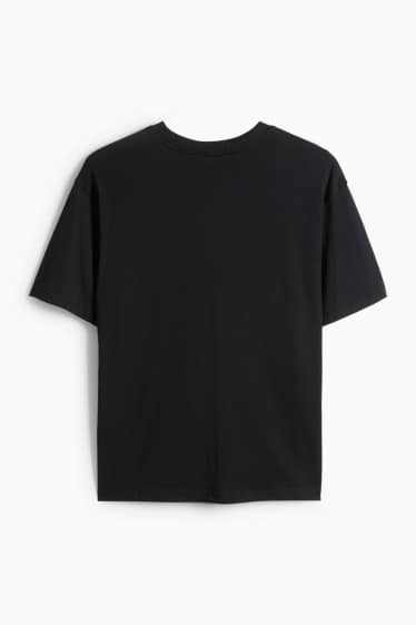 Femmes - T-shirt - oversize - noir