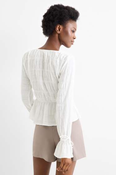 Femei - Bluză - alb