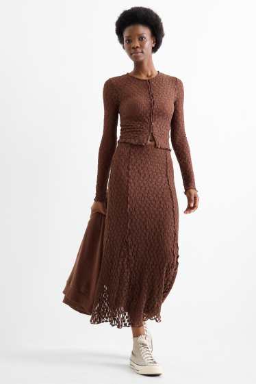 Women - Skirt - dark brown