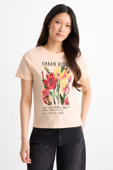 Donna - T-shirt - regular fit - rosa