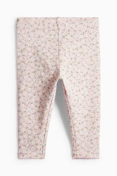 Baby: meisjes - Minnie Mouse - babyoutfit - 3-delig - wit / roze