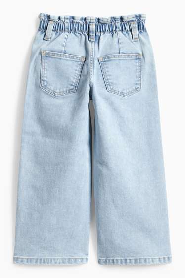 Copii - Fete - Floare - relaxed jeans - LYCRA® - denim-albastru deschis
