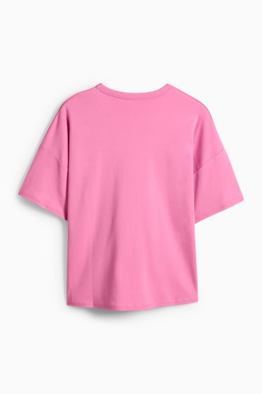 Damen - T-Shirt - Oversized - pink
