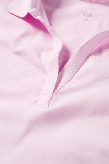 Donna - Polo - regular fit - fucsia