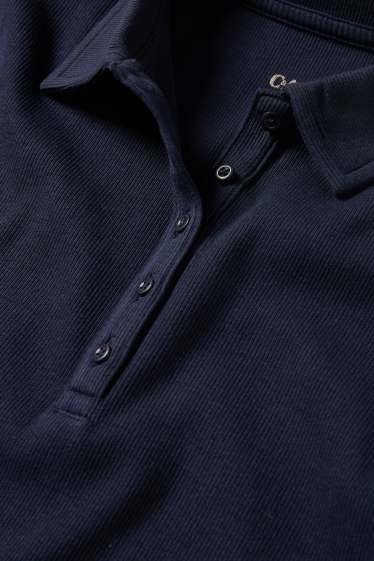 Donna - Polo - regular fit - a righe - blu scuro