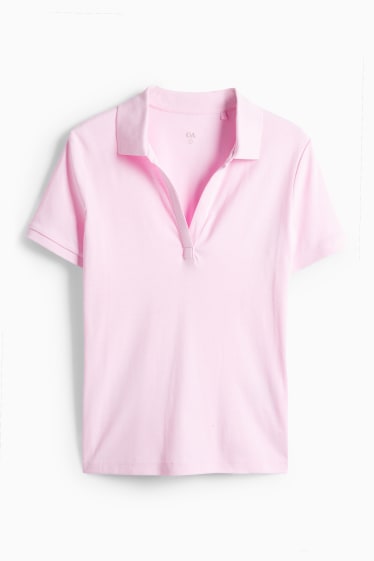 Donna - Polo - regular fit - fucsia