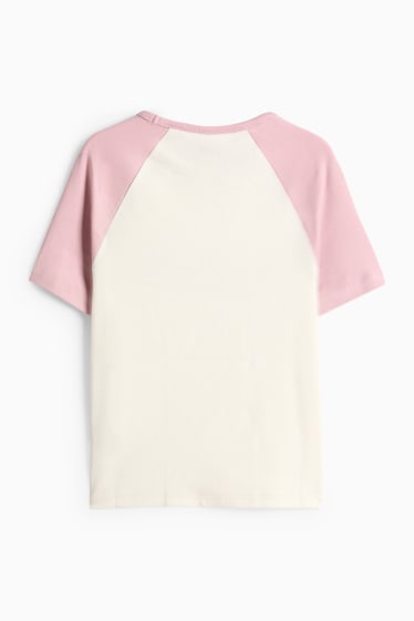 Enfants filles - T-shirt - blanc / rose