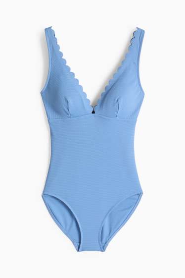 Damen - Shaping-Badeanzug - wattiert - LYCRA® XTRA LIFE™ - blau