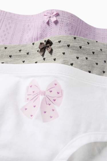 Copii - Fete - Boxeri - alb / roz