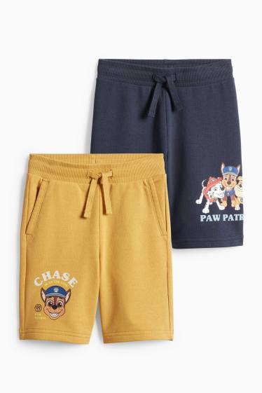 Children Boys - Multipack of 2 - PAW Patrol - Chase, Marshall - Bermuda shorts - orange / blue
