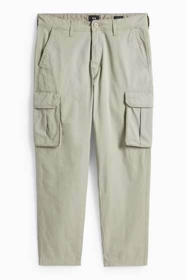 Herren - Cargohose - Tapered Fit - khaki
