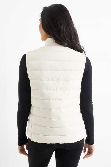 Dames - Bodywarmer - crème wit