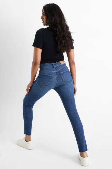 Dames - Skinny jeans - high waist - LYCRA® ADAPTIV-vezels - jeansblauw
