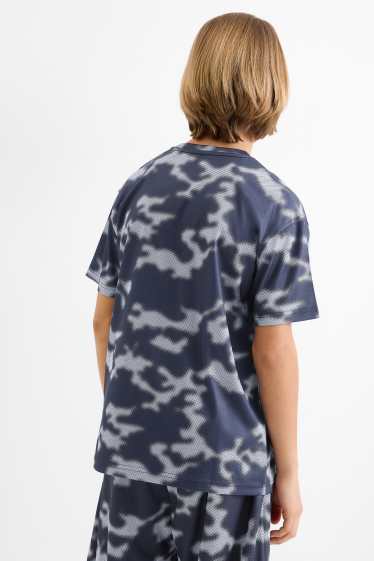 Bambini - Maglia tecnica - fantasia - grigio scuro