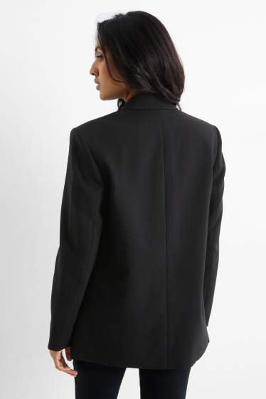 Femmes - Blazer long oversize - noir