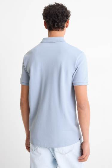 Home - Polo - regular fit - blau clar