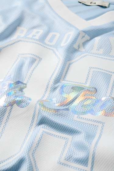 Bambine - Brooklyn - maglia a maniche corte - azzurro