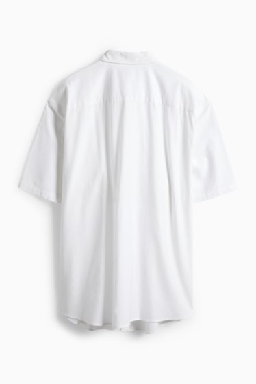 Heren - Overhemd - regular fit - button down - wit