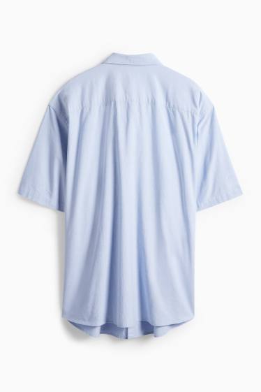 Heren - Overhemd - regular fit - button down - lichtblauw