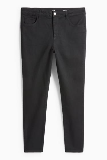 Dámské - Jegging jeans - high waist - černá