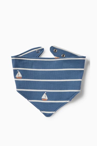 Nadó nena - Balena i veler - conjunt de regal - tres peces - blau fosc / blanc