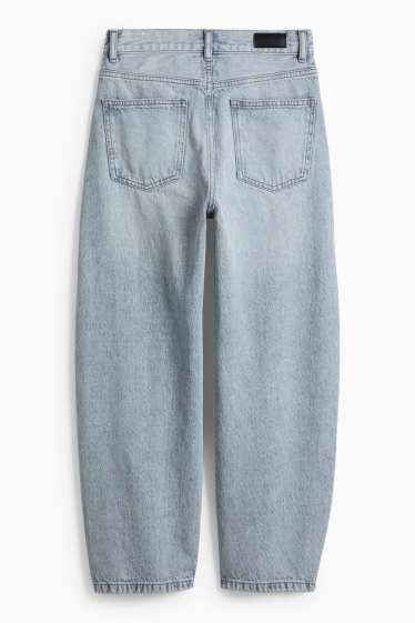 Copii - Fete - Barrel jeans - albastru deschis