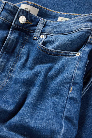 Donna - Jeans svasati - vita alta - blu