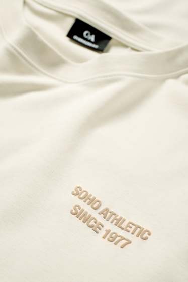 Herren - T-Shirt - Oversized - beige