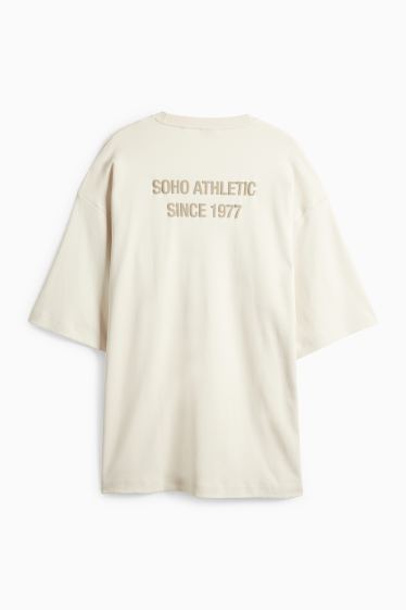Herren - T-Shirt - Oversized - beige