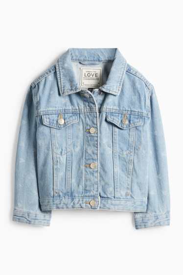 Copii - Fete - Jachetă din denim - albastru deschis
