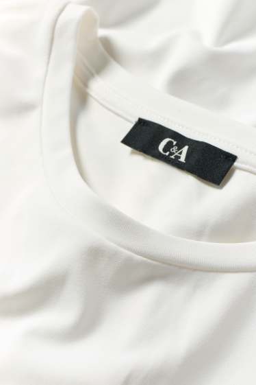 Damen - T-Shirt - Slim Fit - weiß