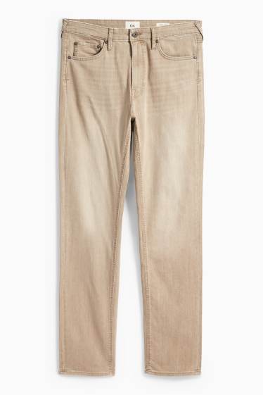Hommes - Straight jean - beige