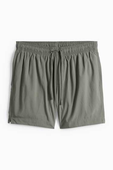 Herren - Badeshorts - 2-in-1-Look - grün