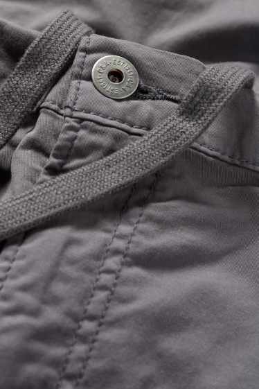 Uomo - Pantaloni cargo - relaxed fit - grigio scuro